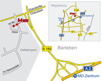 Anfahrt MSS Magdeburg