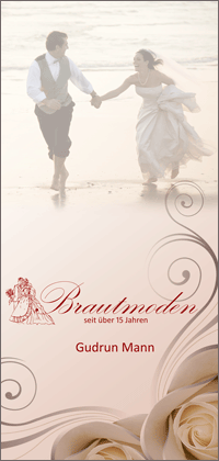 Faltblatt Brautmoden Mann