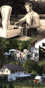 Fotocollage f&uuml;r die Forellenanlage