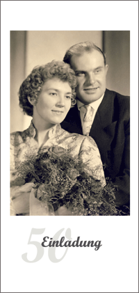 Einladung Goldene Hochzeit