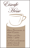 Visitenkarte Eiscafé Hesse
