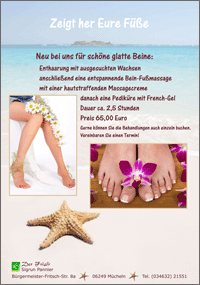 Flyer Haarentfernung