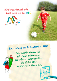 Einladung Einschulung innen