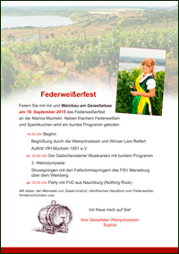 Einladung Federweierfest