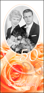 Einladung Goldene Hochzeit