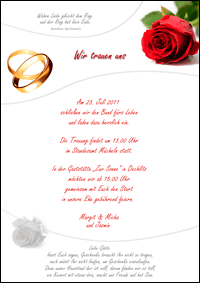 Einladung Hochzeit