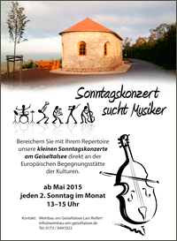 Aushang Musikersuche