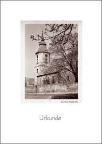 Urkunde Goldene Konfirmation