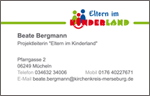 Visitenkarte Eltern im Kinderland